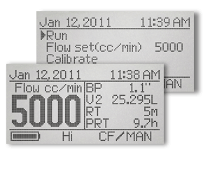 Easy-to-read, backlit displays